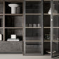 Bookcase Composition GS308 with Open-Fronted Spaces Homy Collection