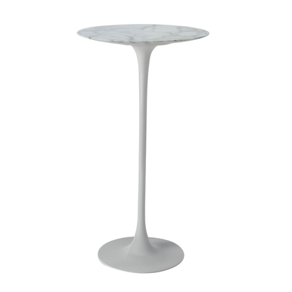 High Round Tulip Bar Table – Saarinen-Inspired, Italian-Made