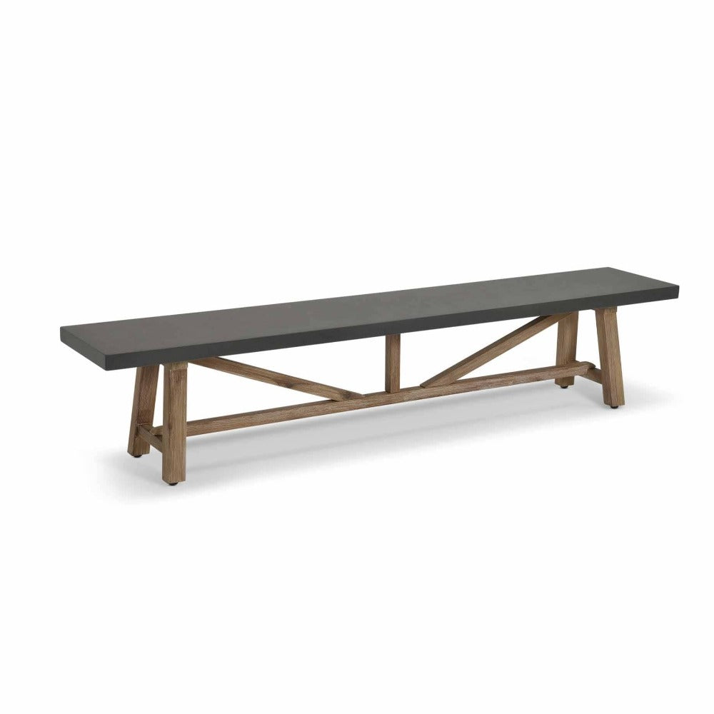 Small Chilford Outdoor or Indoor Grey Bench