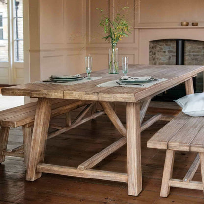 Large Chilford Solid Wood Dining Table