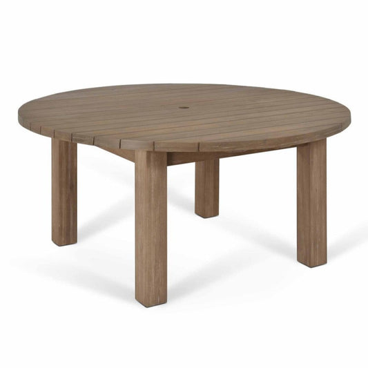 Large Natural Porthallow Round Dining Table