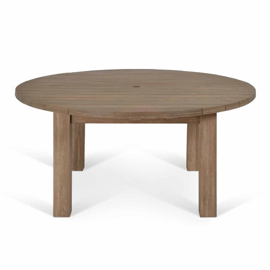 Large Natural Porthallow Round Dining Table
