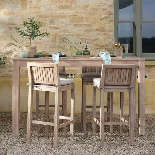 Natural Porthallow Rectangular Bar Table