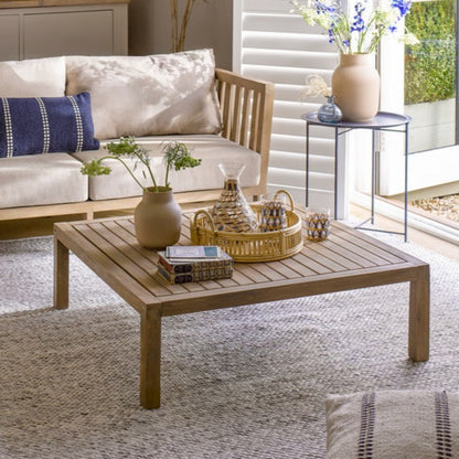 Natural Porthallow Square Coffee Table