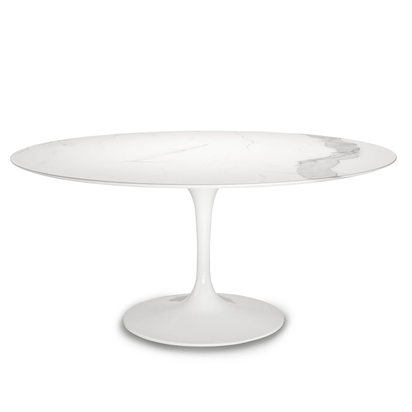 Round Tulip Dining Table 120 cm – Stylish Italian Pedestal Design