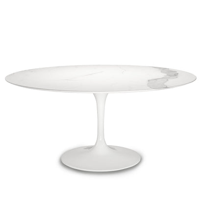 Round Tulip Dining Table 120 cm – Stylish Italian Pedestal Design
