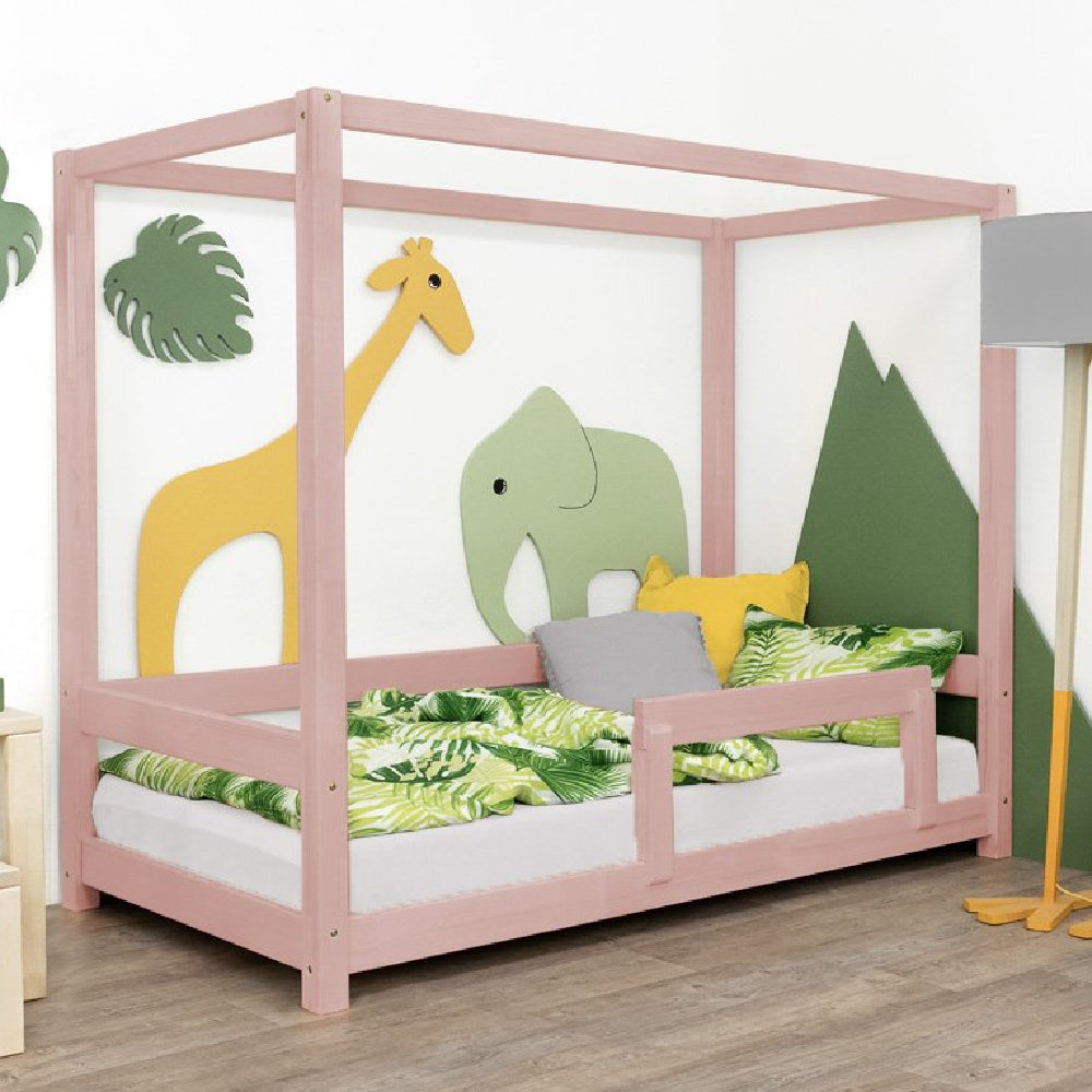 Children's Bunky House Bed with Firm Bed Guard