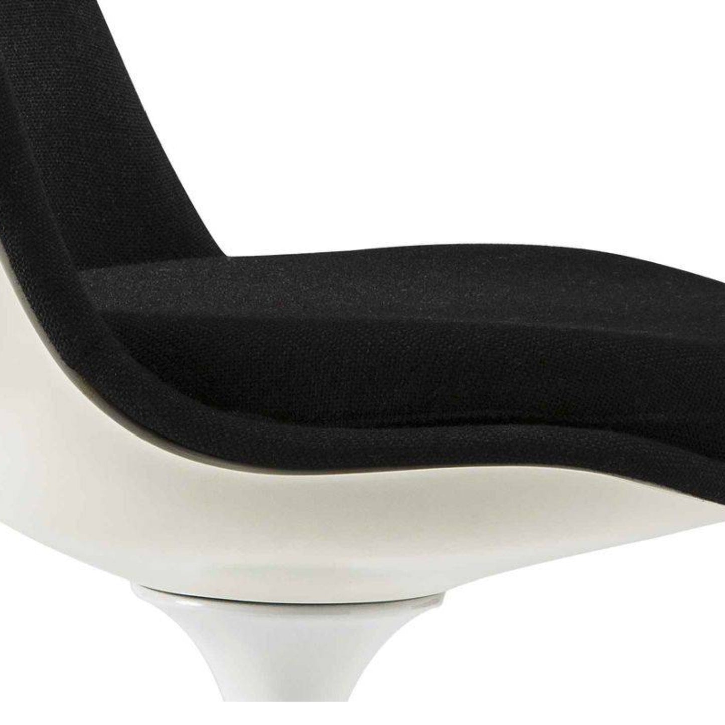 Art. 2008 Swivel Tulip Chair with Upholstered Backrest