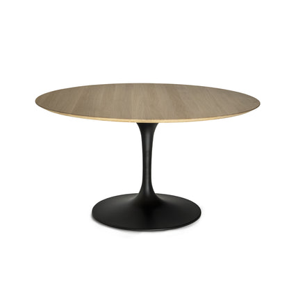 Large Round Tulip Dining Table 127–180 cm – Liquid Laminate or Solid Oak Top