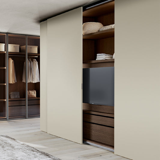 Emotion Up Wardrobe with Simply Sliding Doors