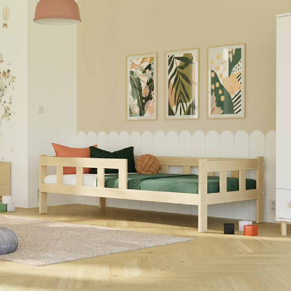 Fence Single Bed 120x200cm with Adaptic Mattress