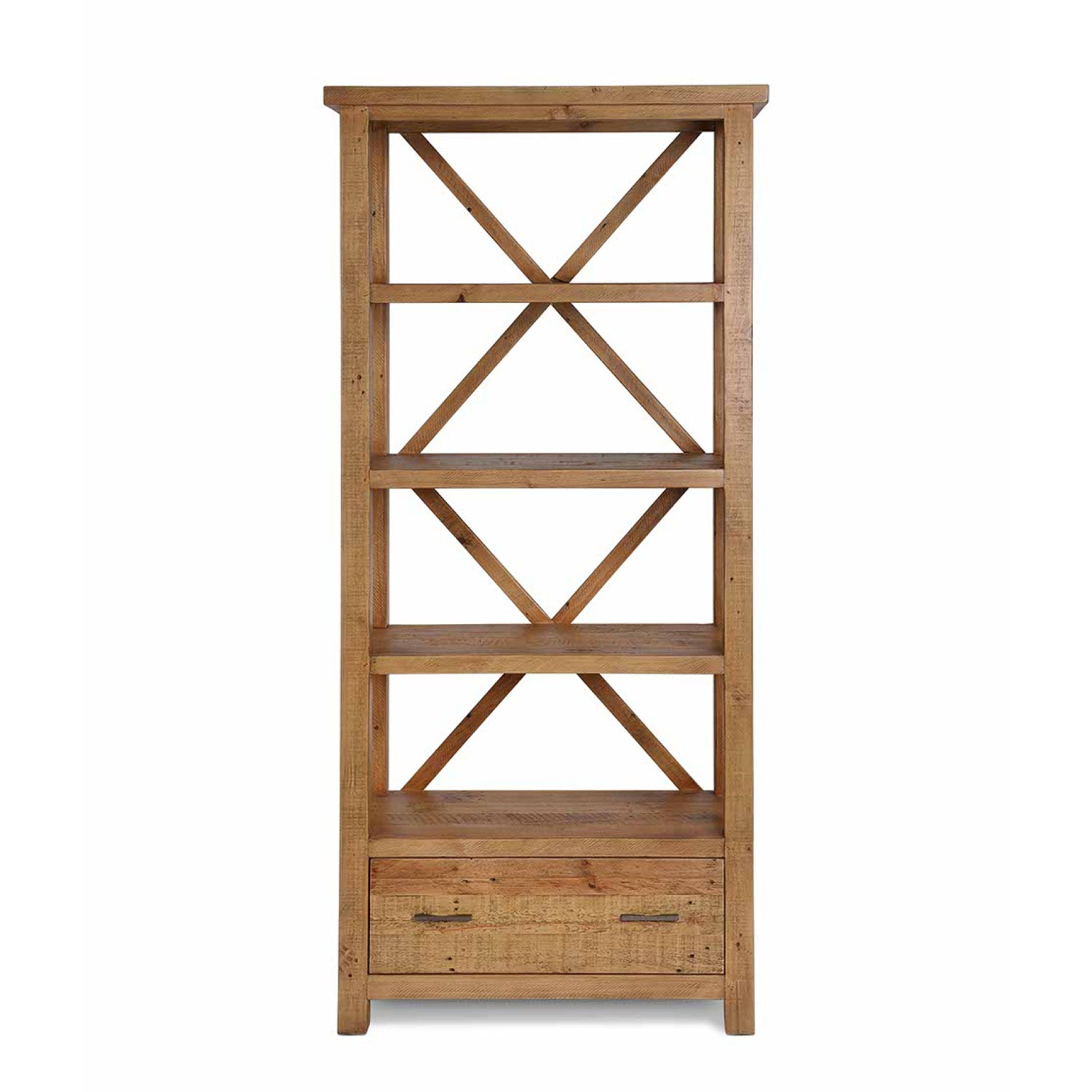 Ashwell Natural Wooden Bookcase