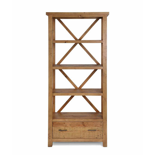 Ashwell Natural Wooden Bookcase