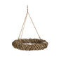 Elegant Hanging Rattan Wreath - 70cm