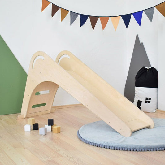 Fichee Wooden Indoor Slide for Children