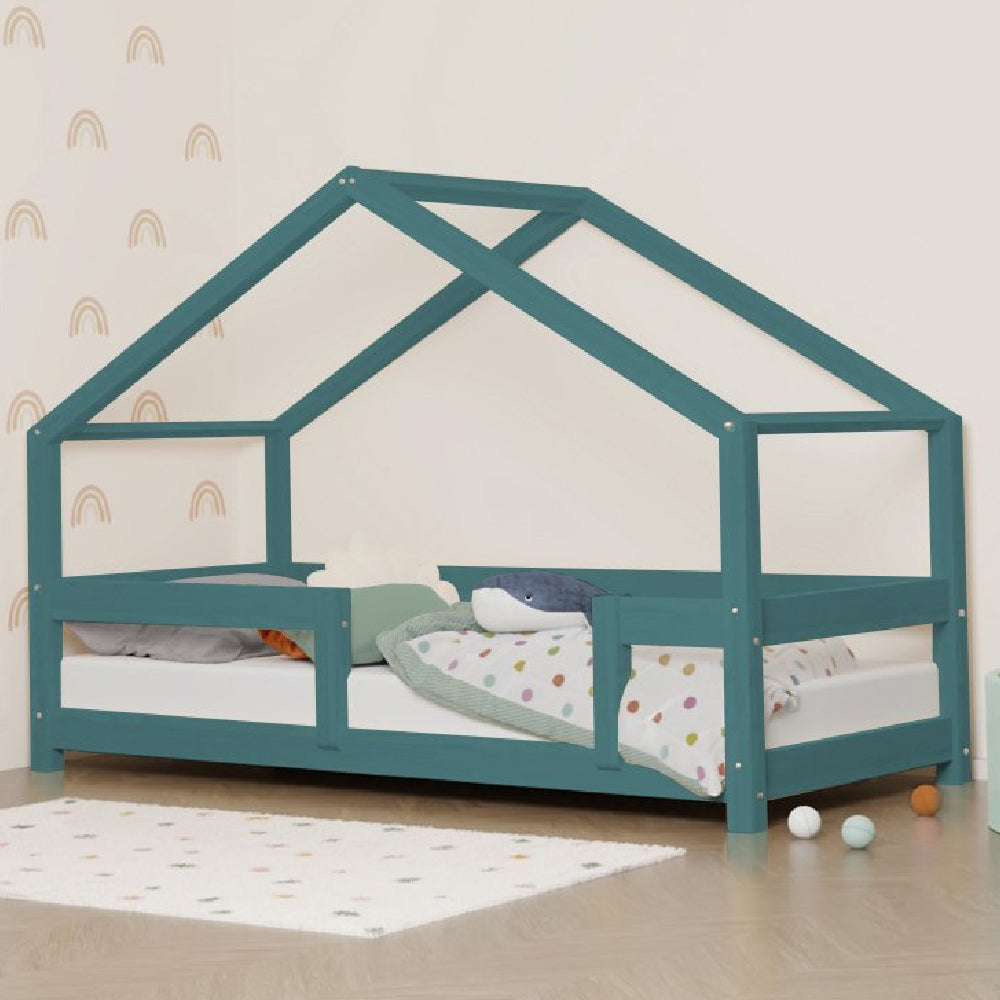 Lucky Children's House Bed with Firm Bed Guard