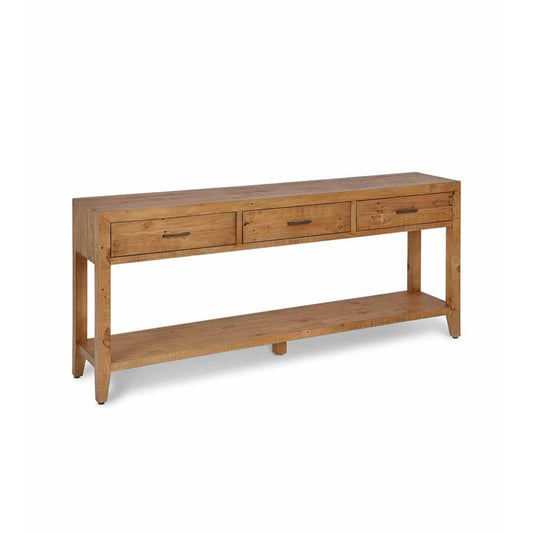 Ashwell Natural 3 Drawer Console Table