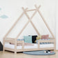 Tahuka Children's Teepee Shaped House Bed with Firm Guard