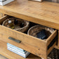 Ashwell Natural 3 Drawer Console Table