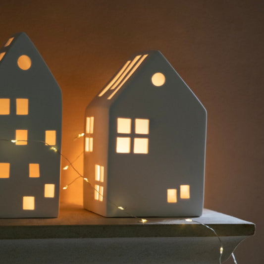 Large Airdrie Tealight House by Garden Trading - Porcelain