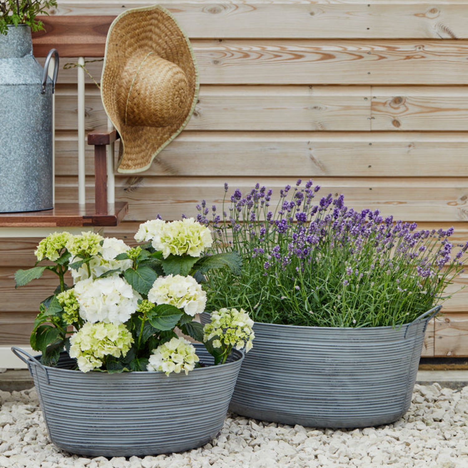 Outdoor Matlock Oval Planter with Handles