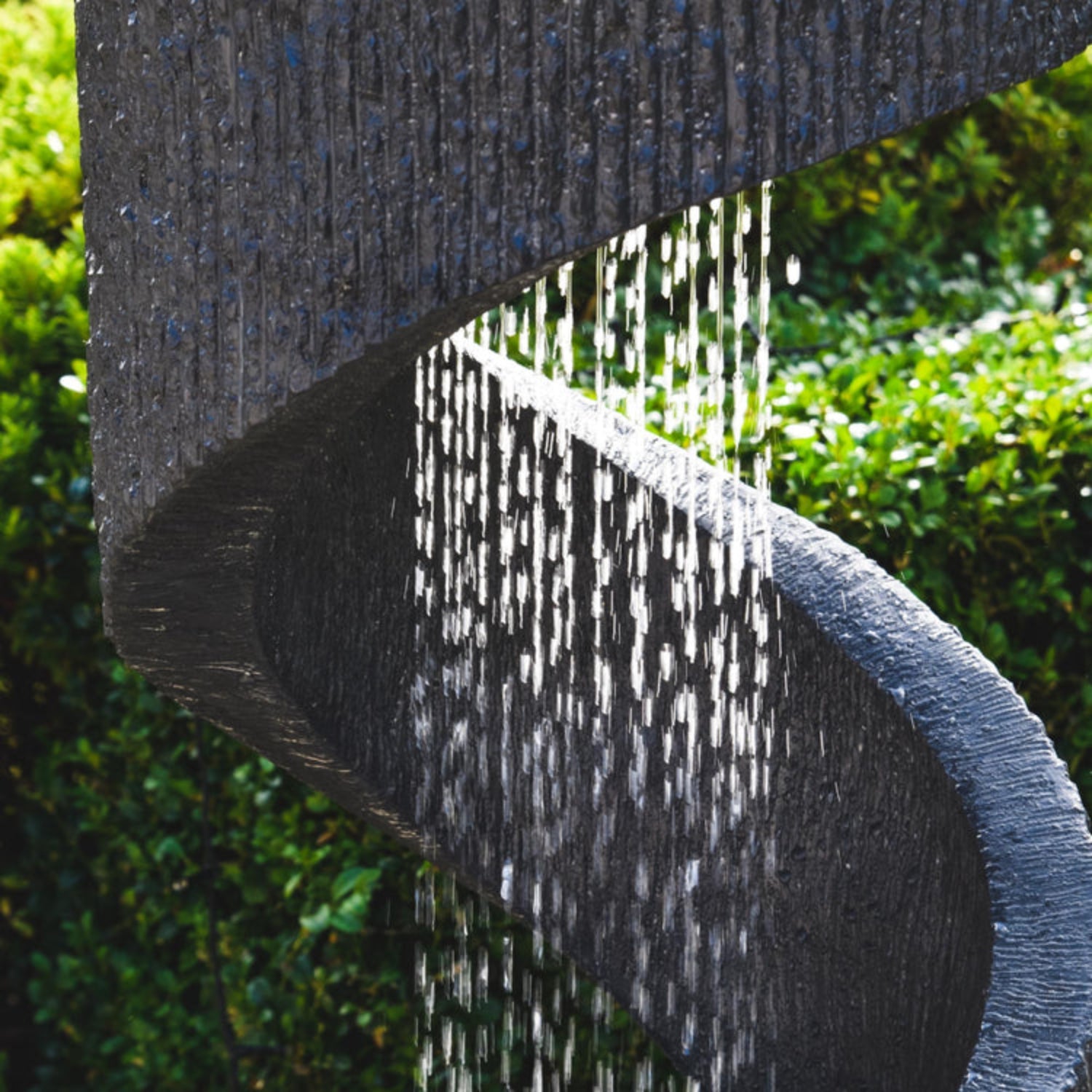 Outdoor Spiral Water Feature