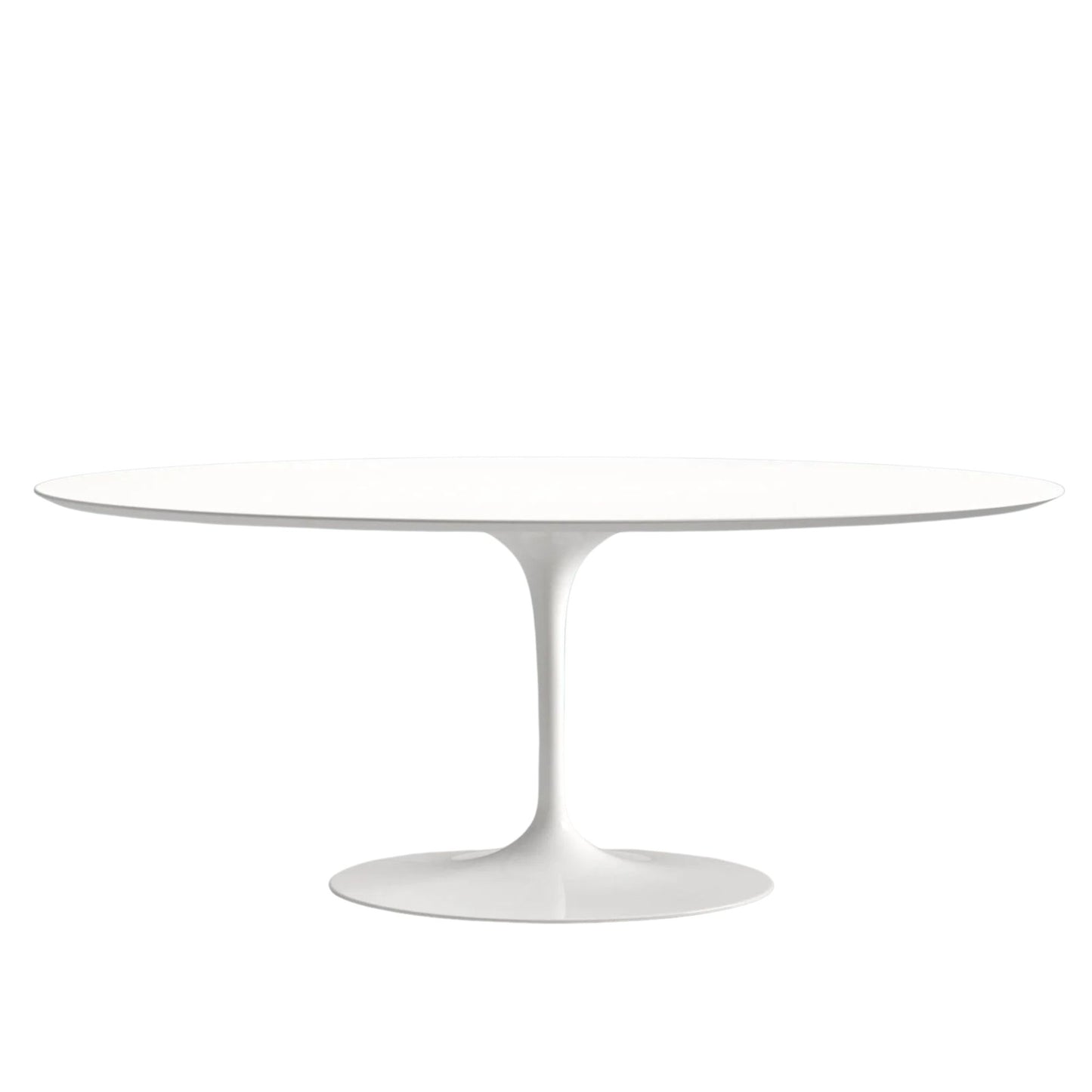 Oval Tulip Dining Table 105–140 cm – Liquid Laminate Top – Italian-Made