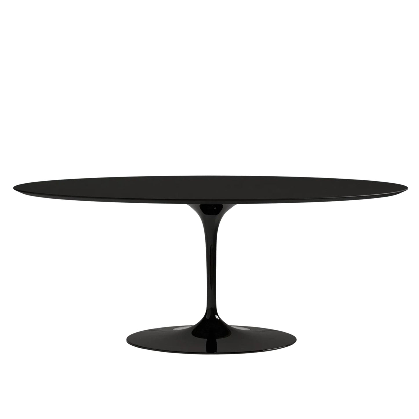 Oval Tulip Dining Table 105–140 cm – Liquid Laminate Top – Italian-Made