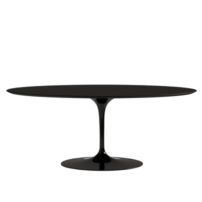 Oval Tulip Dining Table 105–140 cm – Liquid Laminate Top – Italian-Made