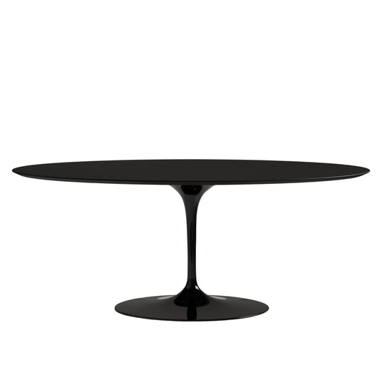Oval Tulip Dining Table 105–140 cm – Liquid Laminate Top – Italian-Made