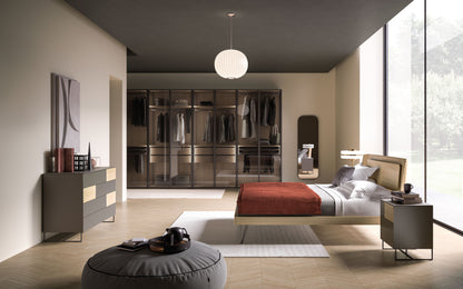 Cassettiera Orme Klee a 4 cassetti (base in metallo)