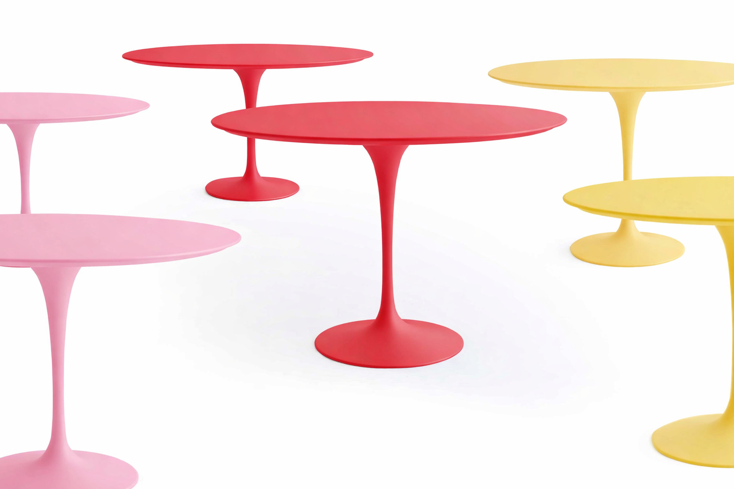 Tavolo da pranzo rotondo estensibile Tulip – Stile Saarinen di fabbricazione italiana