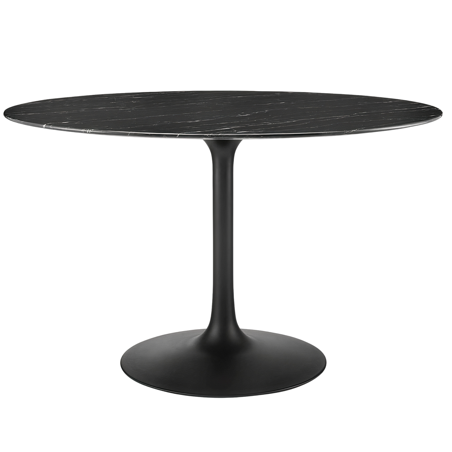 Large Round Tulip Dining Table 127–180 cm – Liquid Laminate or Solid Oak Top