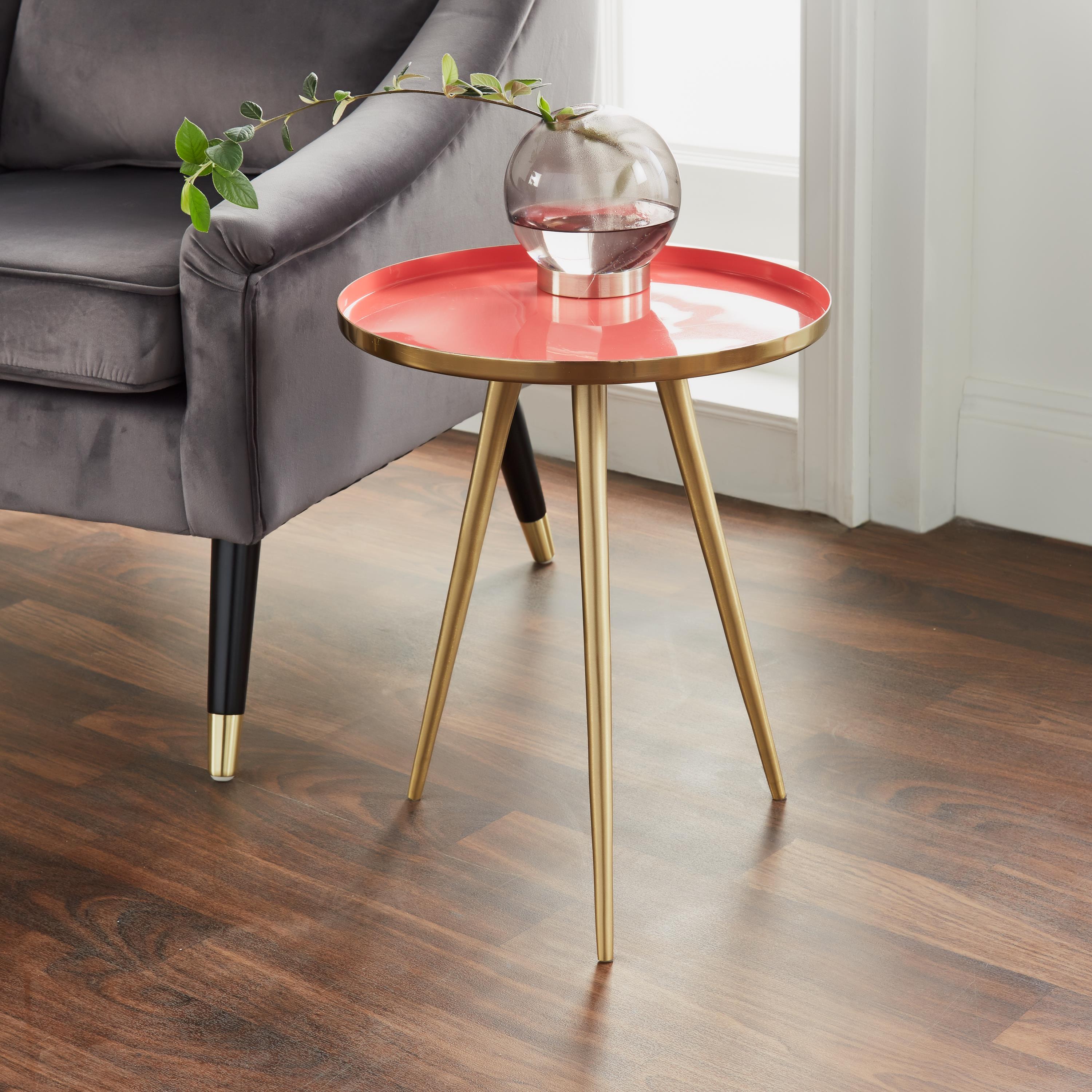 Rose gold online tray table