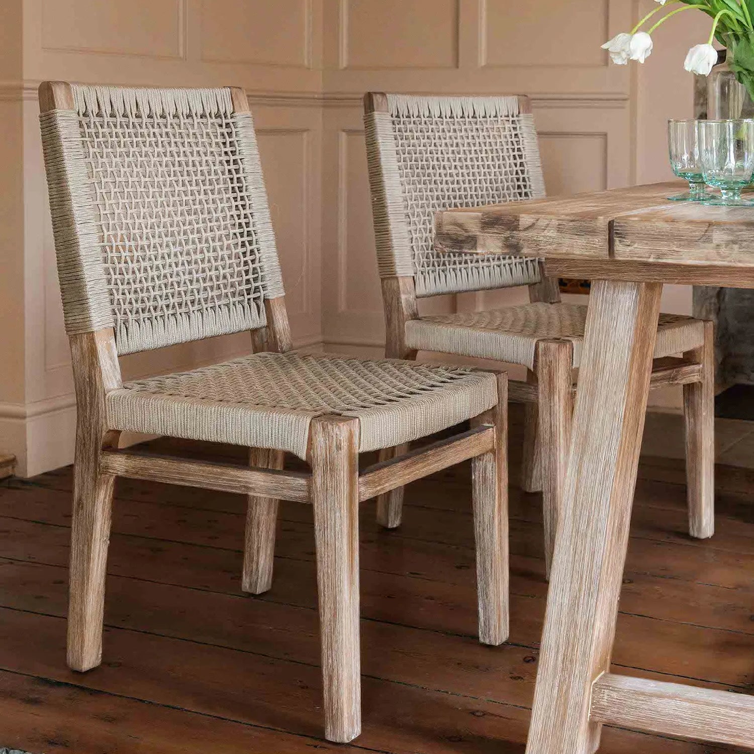 Set of 2 Chilford Weatherproof Dining Chairs