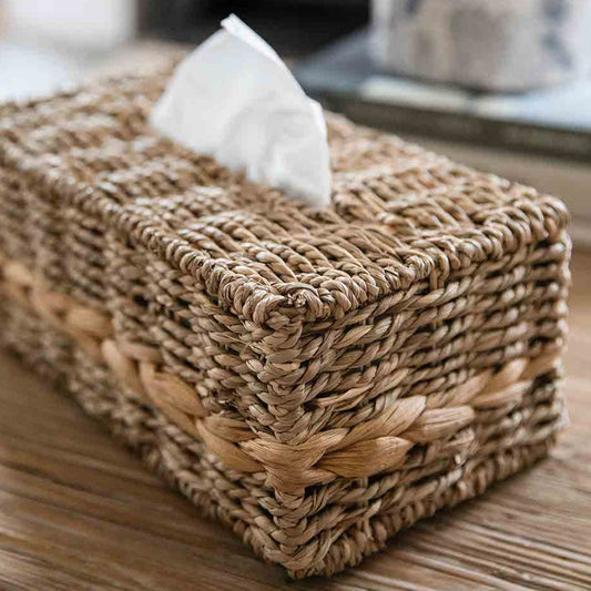 Rectangle Bayford Natural Woven Tissue Holder Box