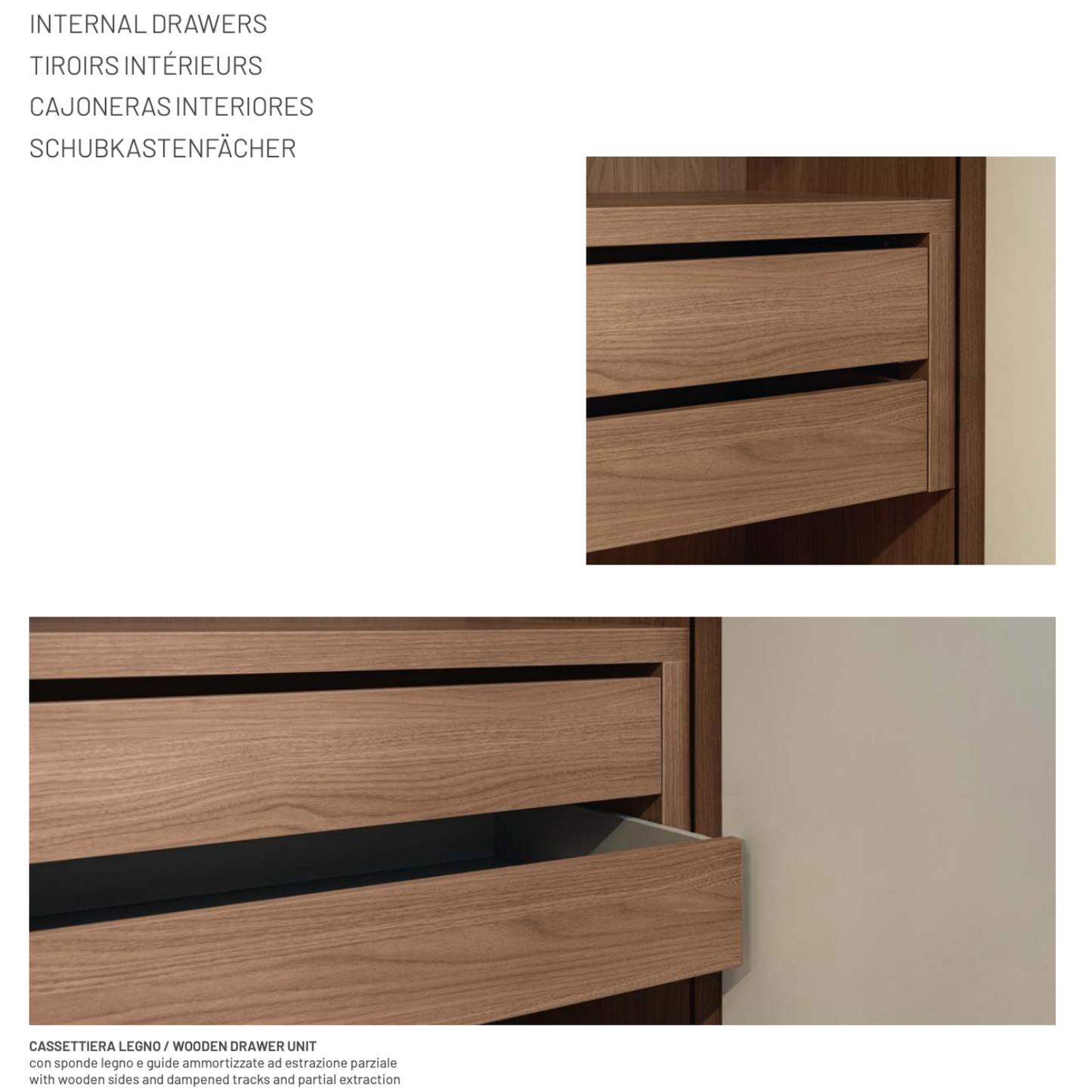 Emotion Up Simply Wardrobe with Matt Lacquer Hinged Doors