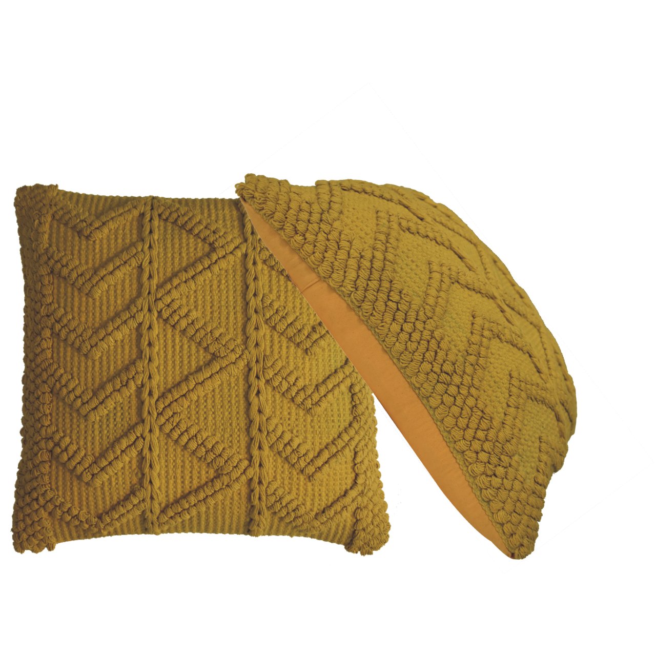 Alda Set of 2 Mustard Cushion