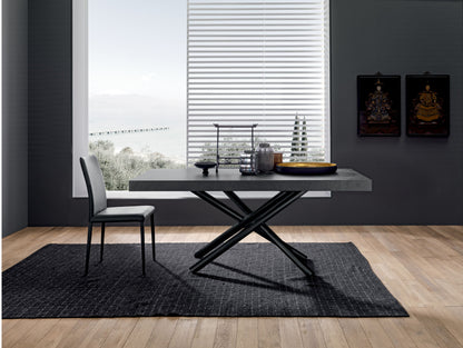 Altacom compact extendable dining table in closed position minimalist setting