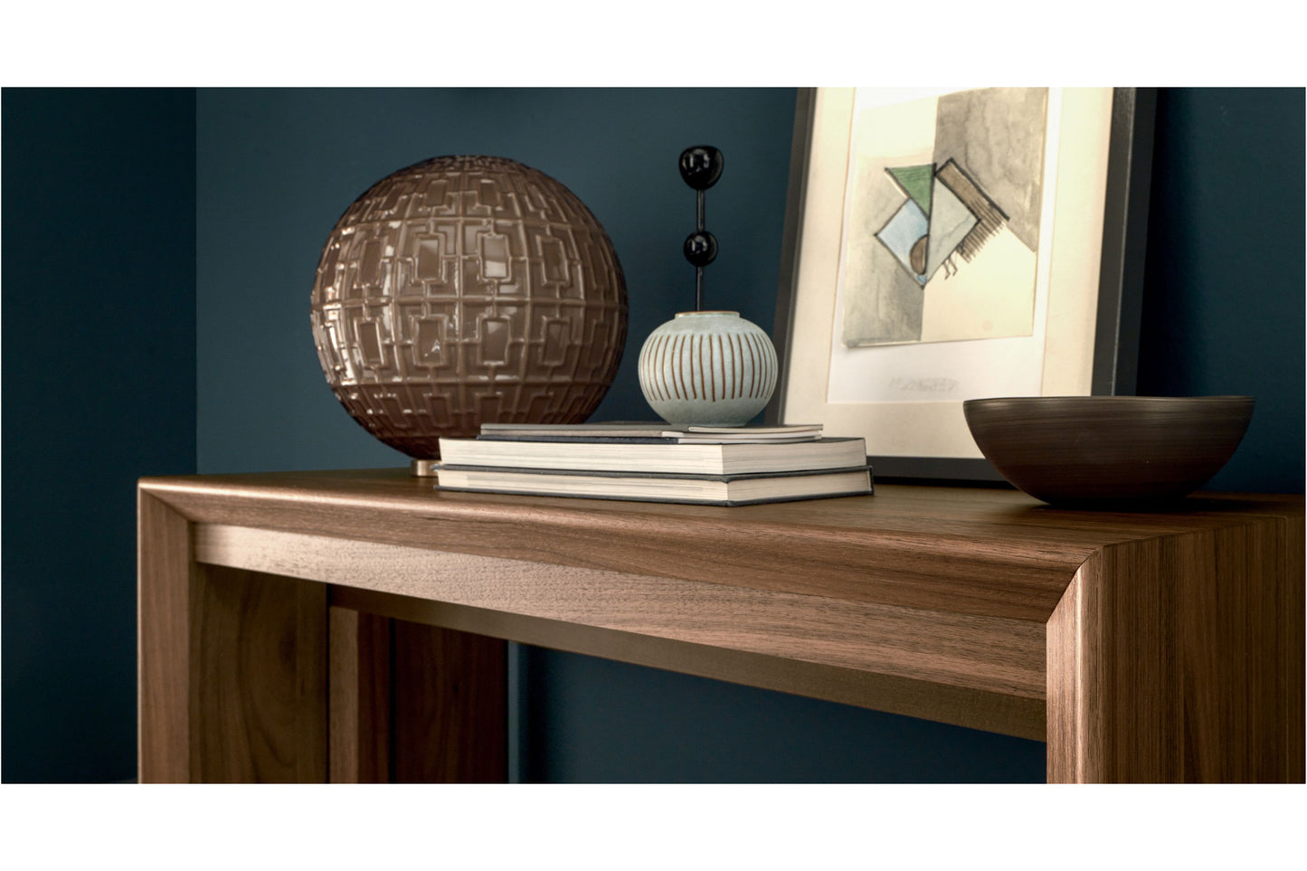 Altacom David extendable table in wooden console form with decor styling