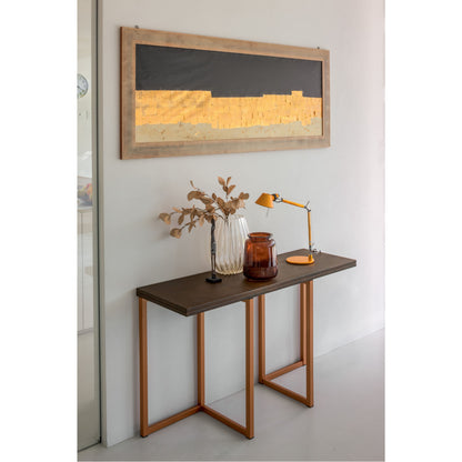 Altacom Flap fully extended table functioning as compact dining table in modern interior