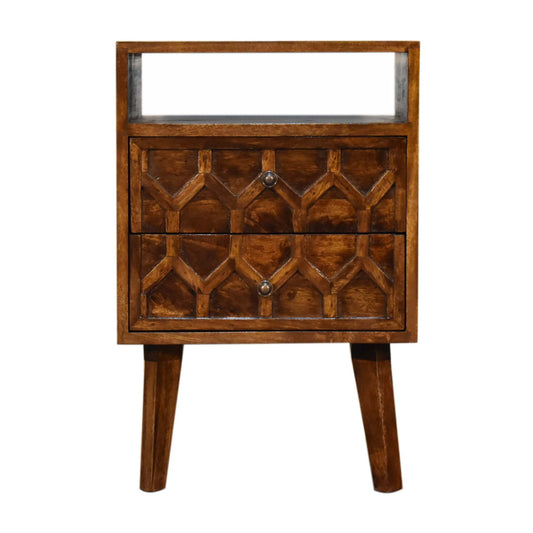 Amouri Solid Wood Bedside