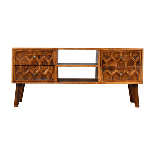 Amouri Solid Wood Media Unit