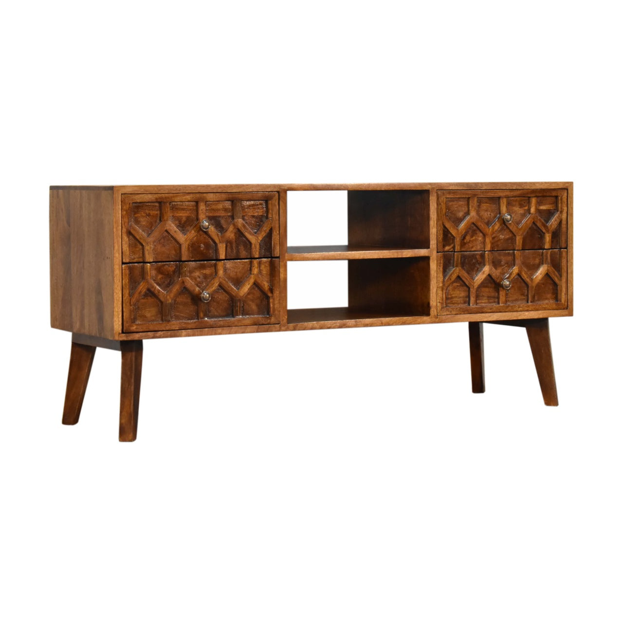 Amouri Solid Wood Media Unit