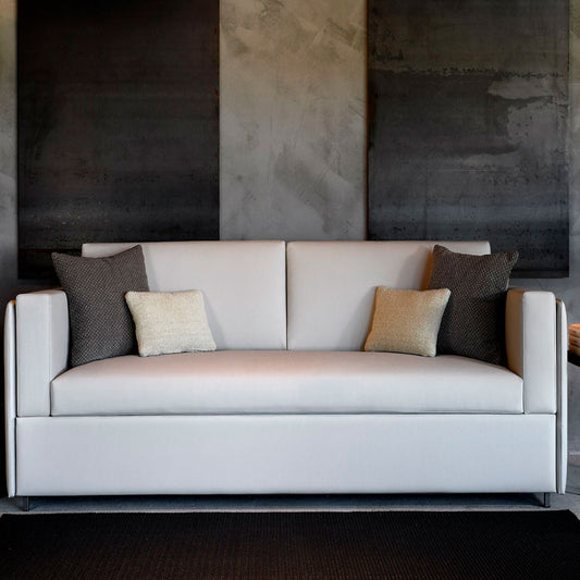 Ares Luxury Leather Sofa Bed by Domingo Salotti