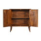 Artisan Chestnut Arch Wooden Cabinet