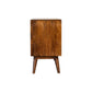 Artisan Chestnut Sliding Wooden Cabinet