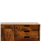 Artisan Chestnut Sliding Wooden Cabinet