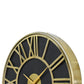 Black and Gold Artisan Wall Clock