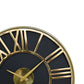 Black and Gold Artisan Wall Clock